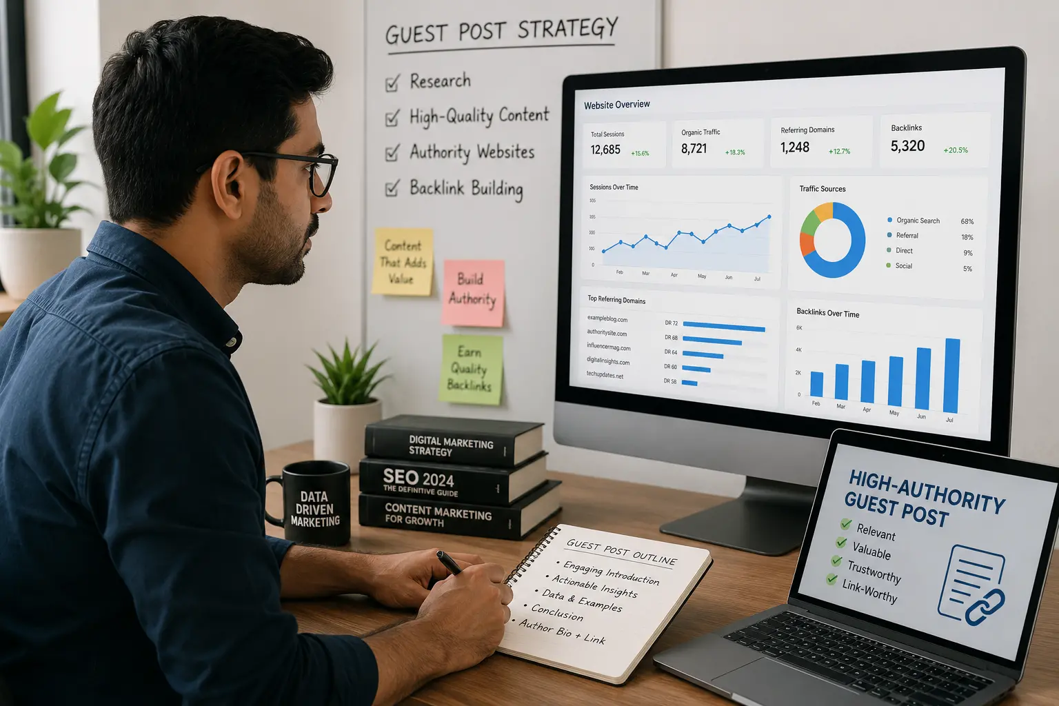 How to Build Authority Backlinks Using Data-Driven Content