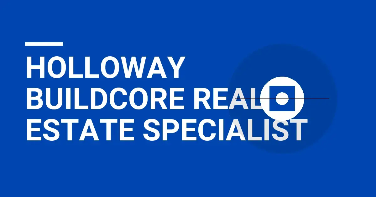 Holloway BuildCore Real Estate Specialist