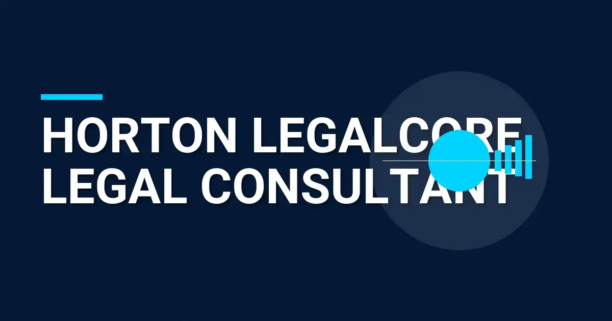 Horton LegalCore Legal Consultant